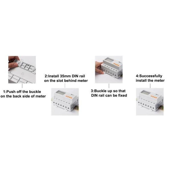 Acrel ADL3000-E 3 Phase UL Din Rail Multifunction Energy Meter With Multi Tariff For Solar/pv System
