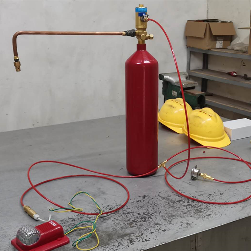 Compact Fire Suppression Detection Tube / FM200 Integrated System for Control Cabinets