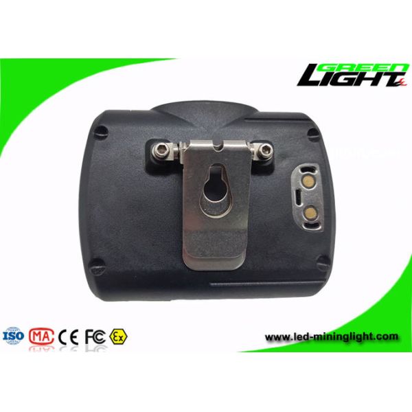 PC ABS Material Cordless Mining Cap Lamps 13000lux Brightness Support USB Charging