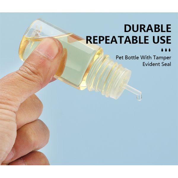 Pet Plastic 30ml E Cig Liquid Bottle With Child Tamper Proof Lid