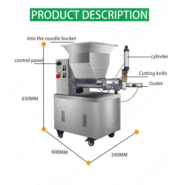 60-150pcs/h small Bakery dough divider rounder cutting Split machines Machine