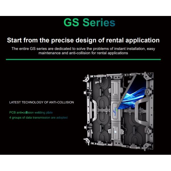 P3.91 Outdoor Rental LED Display Panel, Anti-Collision Module, Durable Event Screen