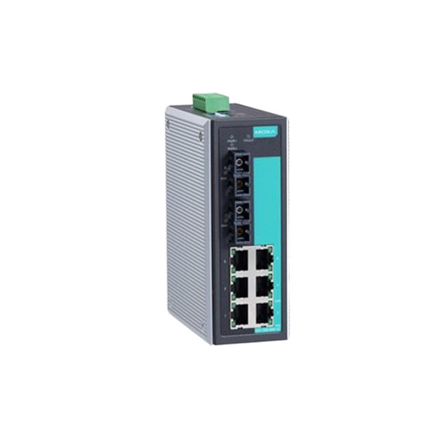 EDS-308 Series 8-Port Unmanaged Industrial Ethernet Switch with POE Speed Transmission Full-Duplex Half-Duplex 10/100/1000Mbps