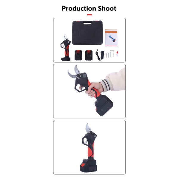 Cordless Lithium Pruning Shears Adjustable Thick Rechargeable Portable Garden Pruning Tools