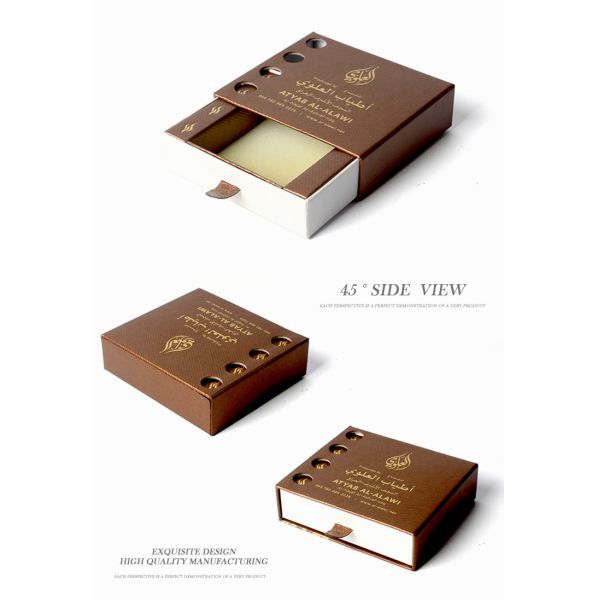 Sliding Type Printed Paper Box With Sponge , Cardboard Gift Box Packaging