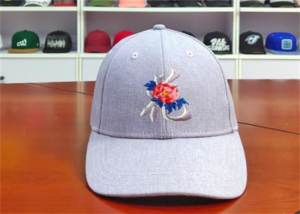 Buy ACE Creative Flat Rose Embroidery Logo Custom Baseball Cap Leather Buckle Baseball Cap at wholesale prices
