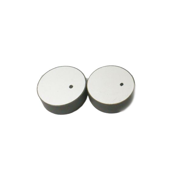 Customized 8mm PZT Piezo Ceramic Disk , Ultrasonic Piezoelectric Ceramic Element