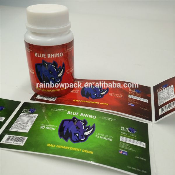 Adhesive Waterproof 3D Shrink Sleeve Labels