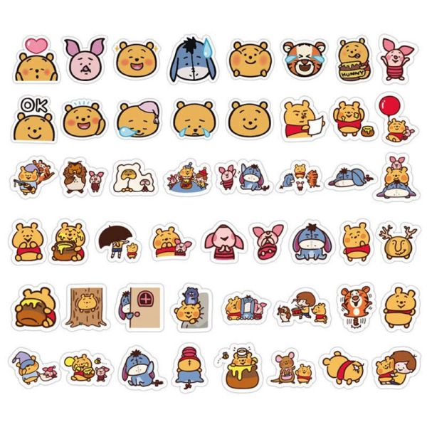 Decorative Scrapbook Stickers And Embellishments Cute Bear Shape Cut Stickers