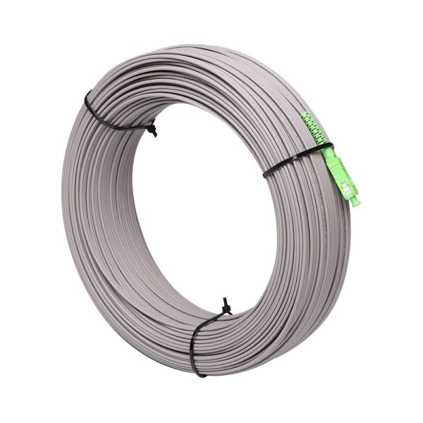 Jumper Outdoor FTTH Drop Cable , G657A Fiber Optical Patch Cord