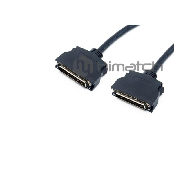 SCSI Pin Type 50 Pin Connector Cable Assembly 5m Length For Industrial Communication