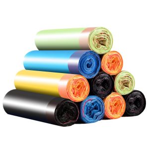Customized Logo Large Quantity Portable Drawstring Automatic Garbage Collection