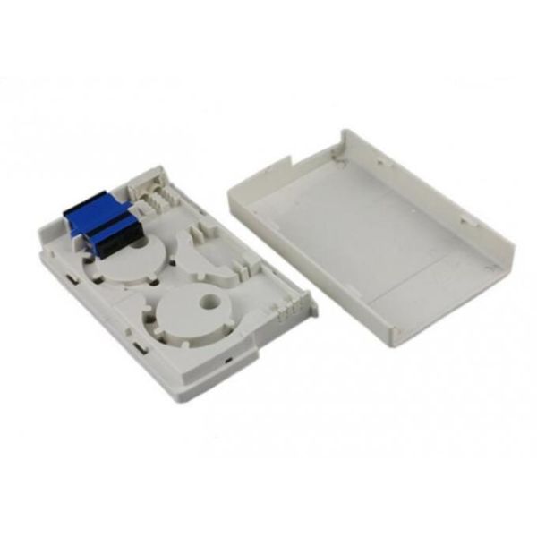 PVC OLT Optical Line Termination Box Indoor 2*SC FTTH Junction Box