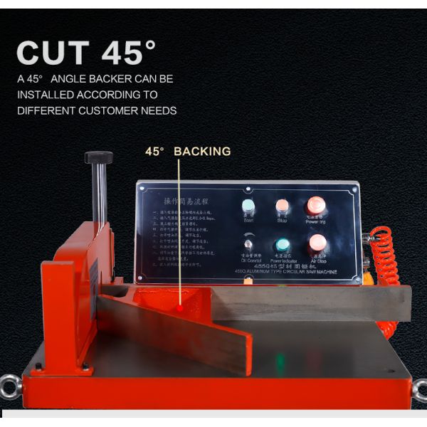 XS-455AL Automatic Aluminium Cutting Saw Machine for Construction Featuring Core Motor and Pump Components Hot Sale New Used