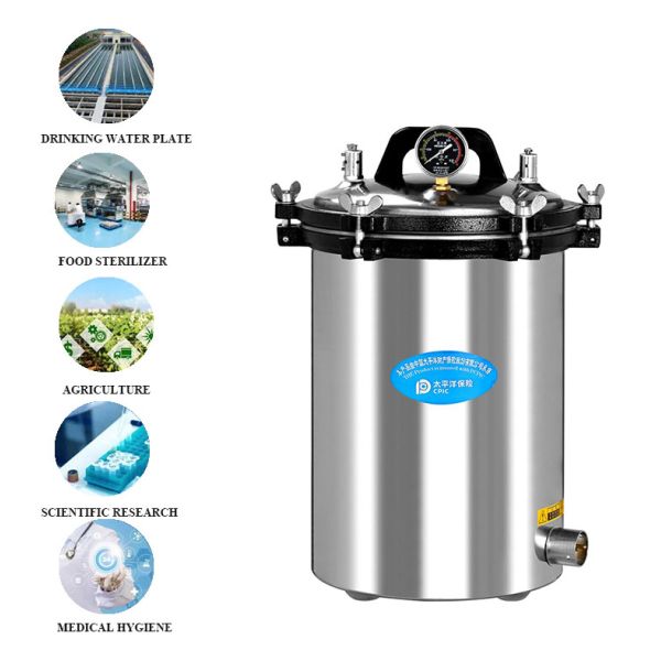 24L class N standard LCD display Automatic protect Microcomputer control Hospital steam sterilizer autoclave dental