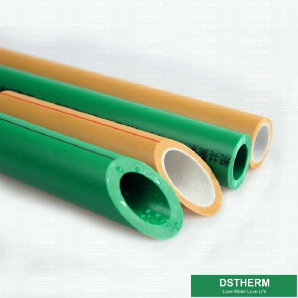 Welding Connection Plastic PPR Pipe PN25 For Water Supplying