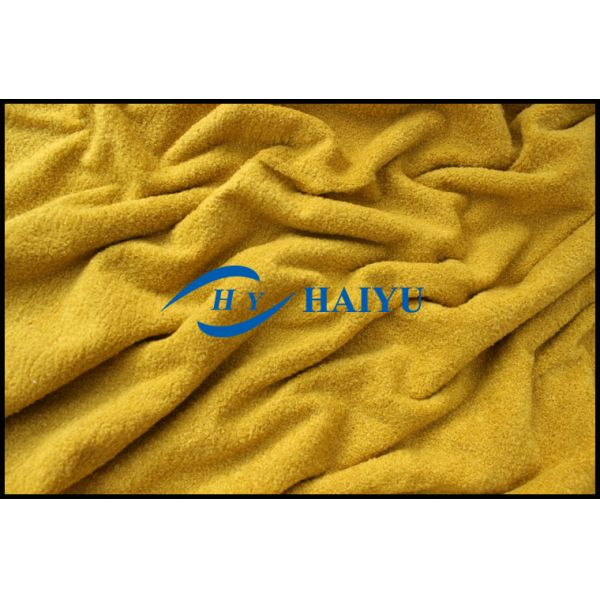 100% polyester warp knitting pearl velour/textile fabric