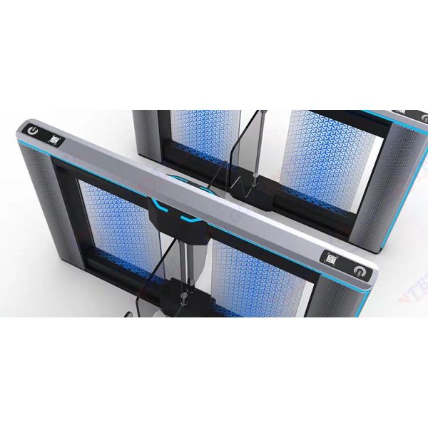 Office Building QR Code Turnstile NFC Card Reader Swing Turnstile Gate