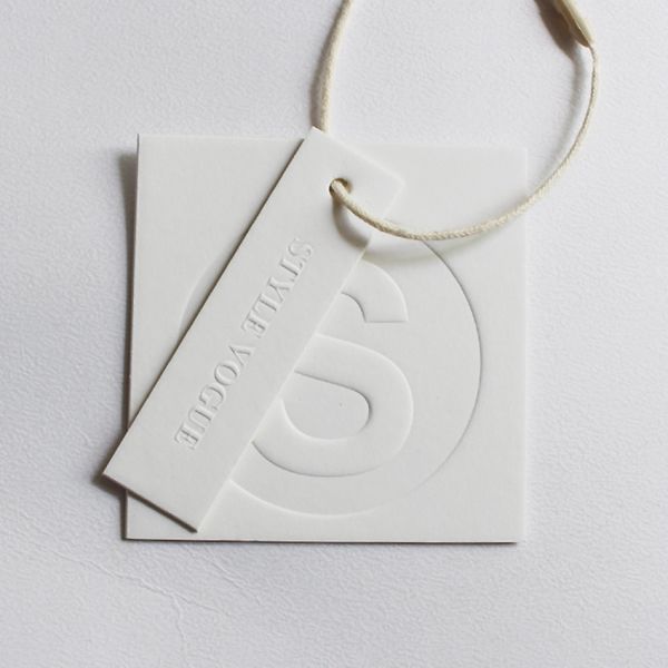 Customized High Quality Printed Price Tag Hang Tag