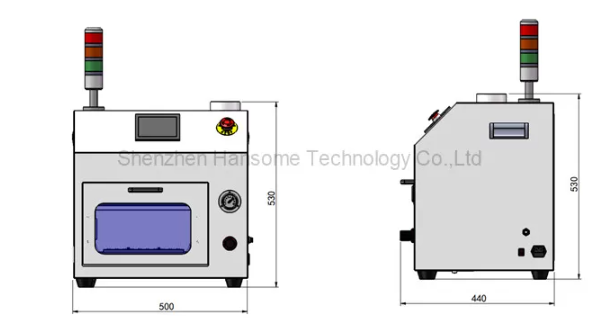 Automatic SMT Nozzle Cleaner PLC Control Nozzle Cleaning Machine for SMT Production Line