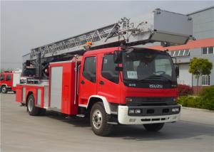 China 30 Meters Height Six Seats Japanese Chassis 4x2 Drive Aerial Ladder Fire Engine on sale
