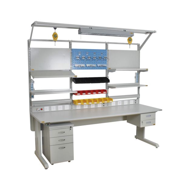 ESD Workbench For Cleanroom Lab ESD Work Table Workbench For Electronic Portable Antistatic Workbench