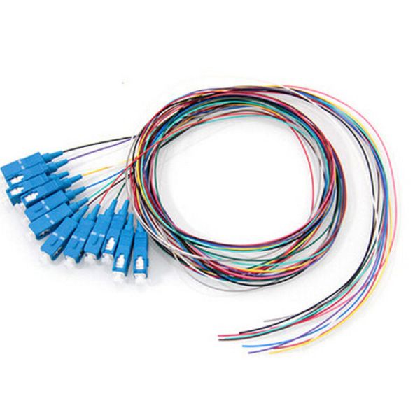 SC UPC Fiber Optic Pigtail 0.9mm Multimode Cable for FTTH FTTB Network Low Loss Easy Splicing