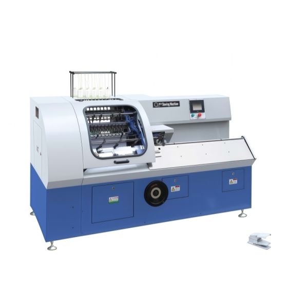 SX-460E Programmable Book Binding Sewing Machine with Safety Features and Frequency Speed Control for Production of Paper Cover Books
