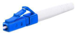 LC APC Simplex OM1 Multimode PVC Jacket Fiber Optic Patch Cord for High Density Connections