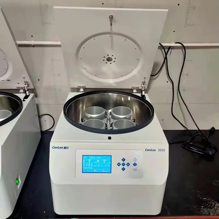 Intelligent Microcomputer Control Benchtop Centrifuge with Real-Time Parameter Adjustment & Triple Safety Protection for Lab
