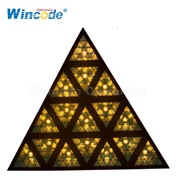 35cm Triangle Retro LED Effect Light Backdrop Ceiling Decoration