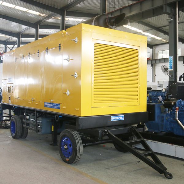 Mobile Stable Trailer Type Generator Weatherproof Electric Start