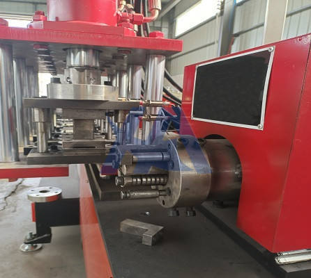 High-Speed Automatic Pipe Clamp Making Machine Model 60-6 | Multifunctional Strip Punching and 8-Station Bending