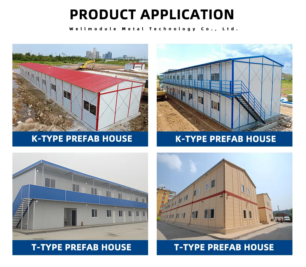 Fast Installation K Type Modular House System for Temporary Living Facilities, Construction Camps and Workforce Housing Solutions