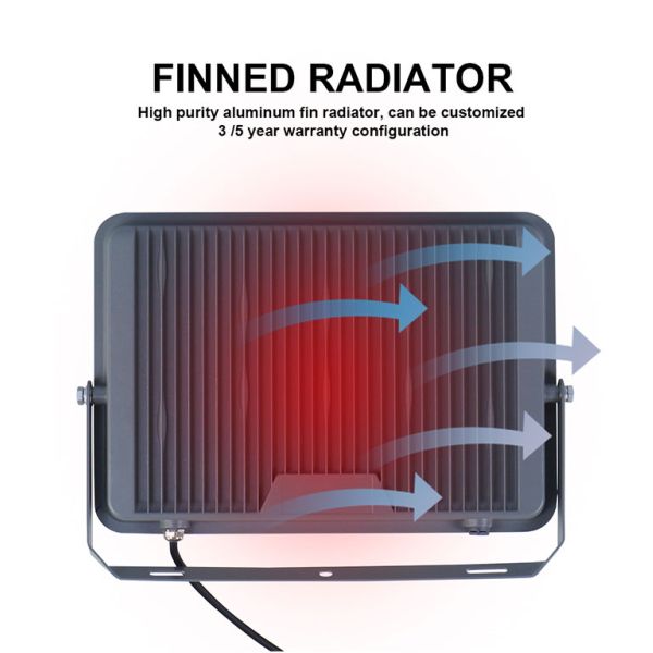 KCD Stadium Motion Sensor Adjustable LED Floodlight IP66 Waterproof Outdoor 20w-200w LED Flood Light