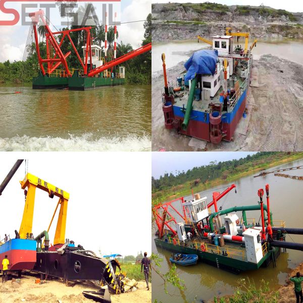 Siemens PLC System Dredge Machine Sand Pumping Cutter Suction Dredger for Hydrocyclone