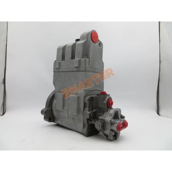 Caterpillar Fuel Injection Pump 319-0677 side view displaying mounting points and connections
