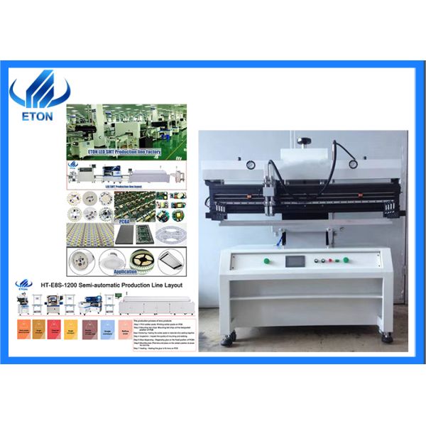 120W Semi Automatic Stenci Pinter Machine 220V Single Phase 50/60 HZ