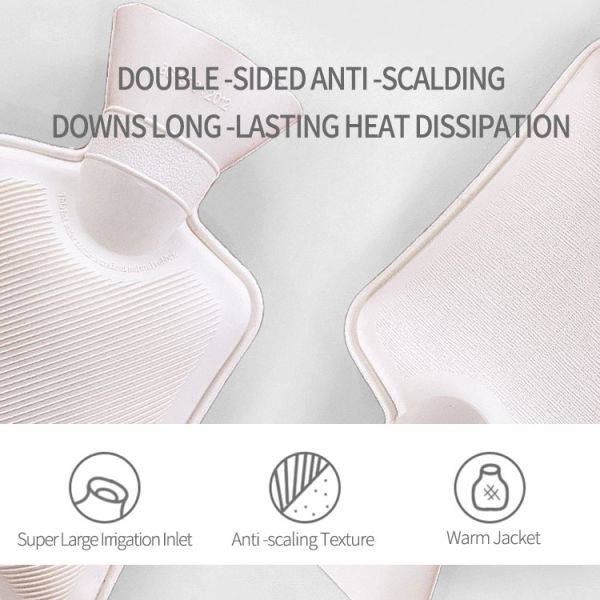 Durable Knitted Cover Hot Rubber Bag 1000 Ml