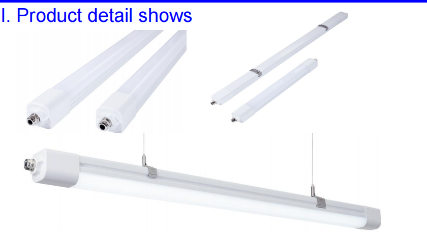18W 36W 50W LED Explosion Proof Light IP66 Waterproof CCT Adjustable Tri Proof Fixture Linear Led Tube Light Bulb