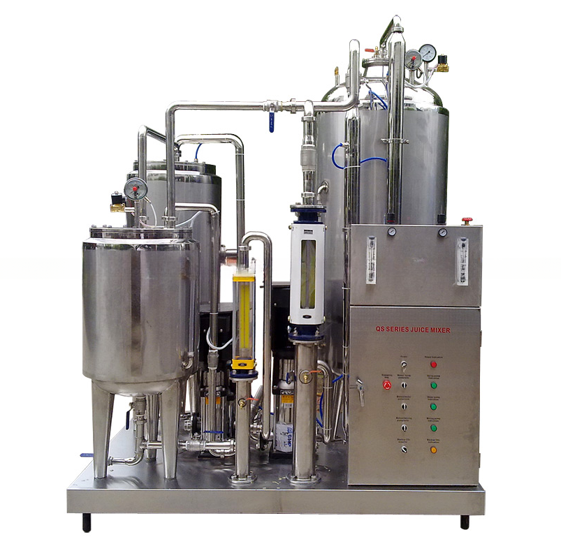Electric Driven Type Fully Automatic 1500L/H Soft Carbonated Drinks Mixer