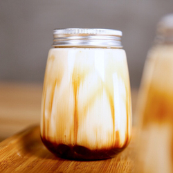 400ml Transparent Plastic Beverage Jar For Soft Drink