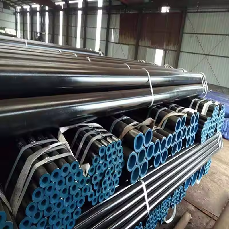Round Section Shape 6m Professional A106 A53 API 5l Small Diameter Seamless Steel Pipe 24 inch Seamless or Law Pipe with 9.53 mm Thickness