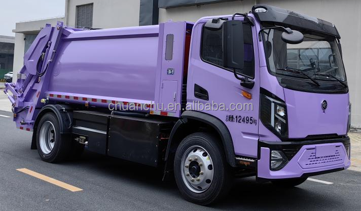 Pure Electric 8-Square Compression Garbage Truck for Environmentally-Friendly Waste Management