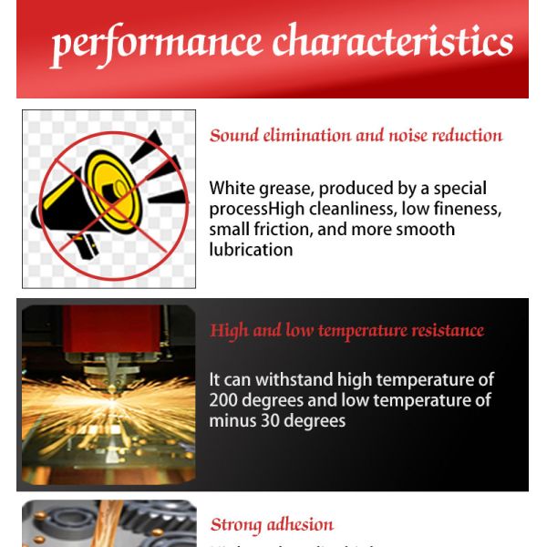 White temperature Lubricating Grease for All-purpose Machine Increasing Lubricity