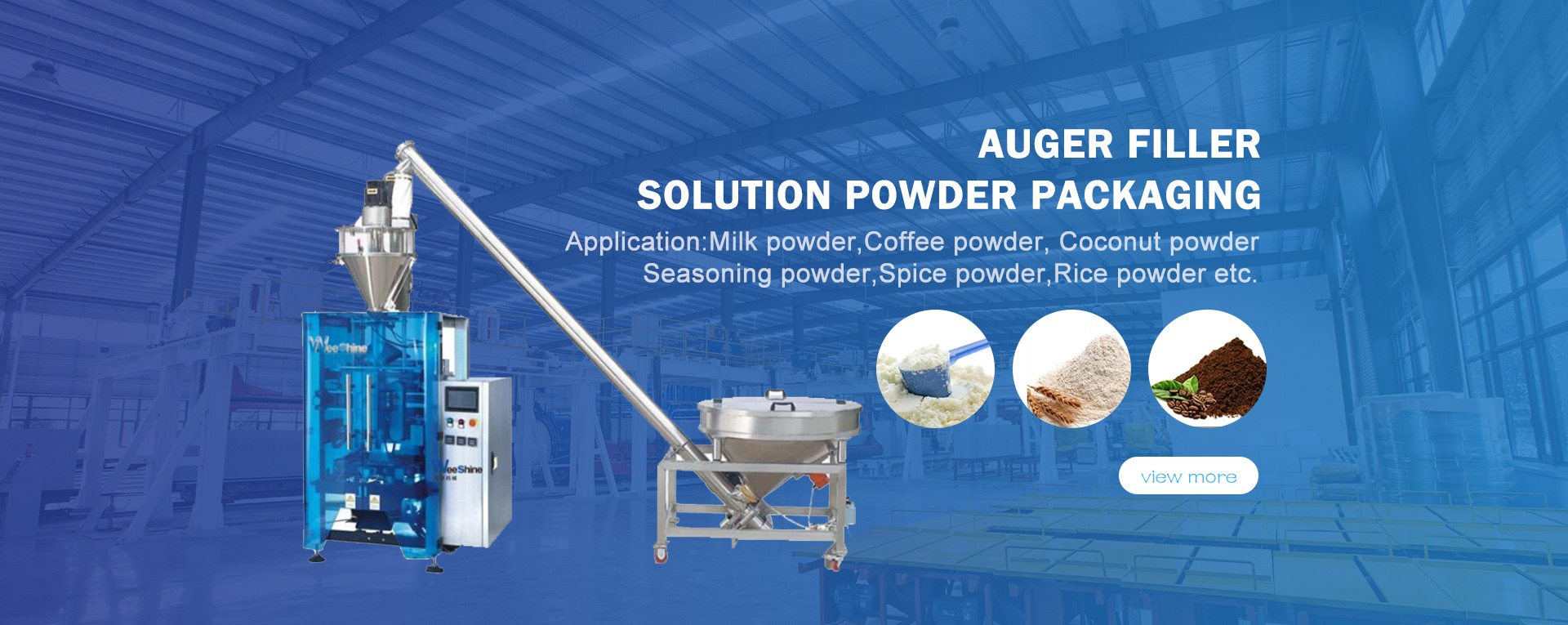 Stainless Steel Powder Packaging Machine Multi Function Powder Packing Equipment