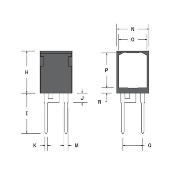 SIC Integrated Circuit Chip MSC090SDA330B2 Rectifiers Single Diodes TO-247-2 SiC Diode