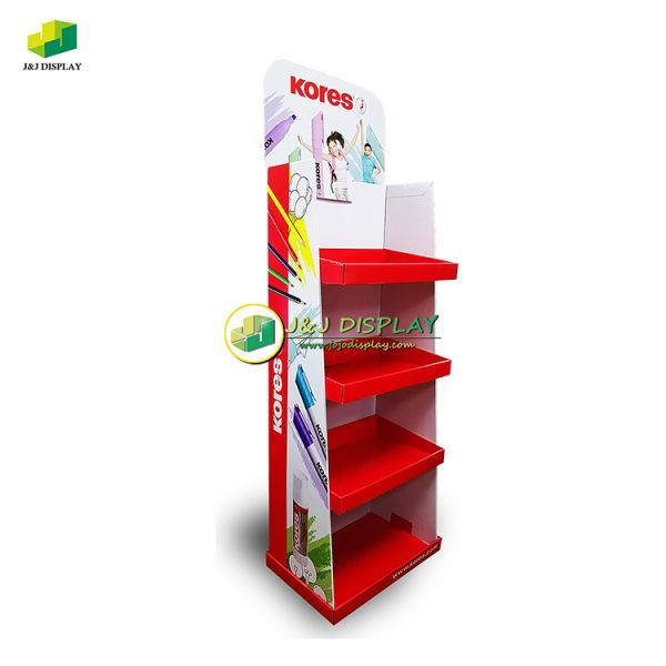 Corrugated Board Knock Down Stand Custom Rust Resistant Adjustable 30-60 Inches
