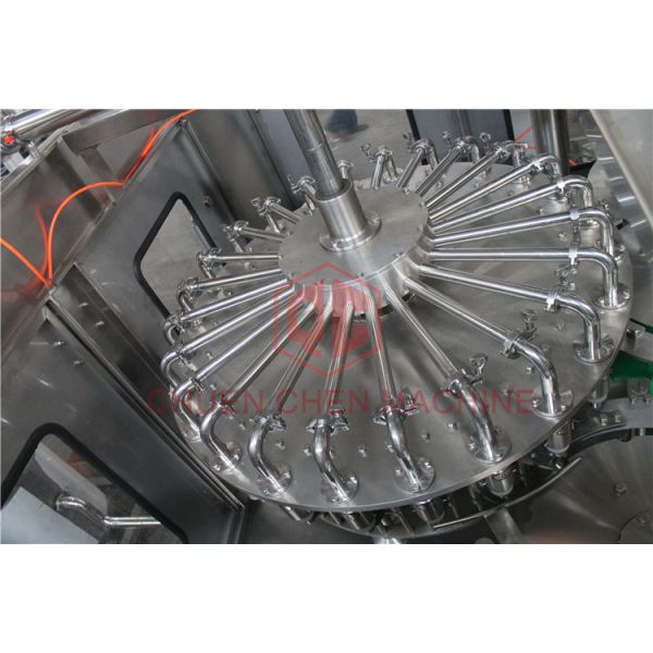 Hot Temperature Juice Filling Capping Labeling Machines With Return System