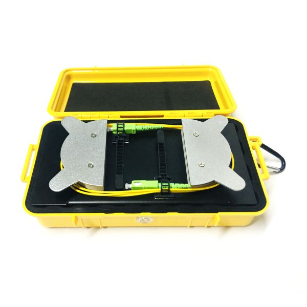 500m Length Single Mode G657A2 OTDR Launch Cable Box with SC/UPC Connector for Precise Fiber Optic Testing